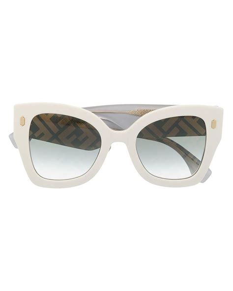 fendi sunglasses women white.